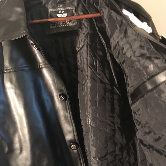 EA Collection Italy Style Faux Leather Jacket - Picture 3 of 3